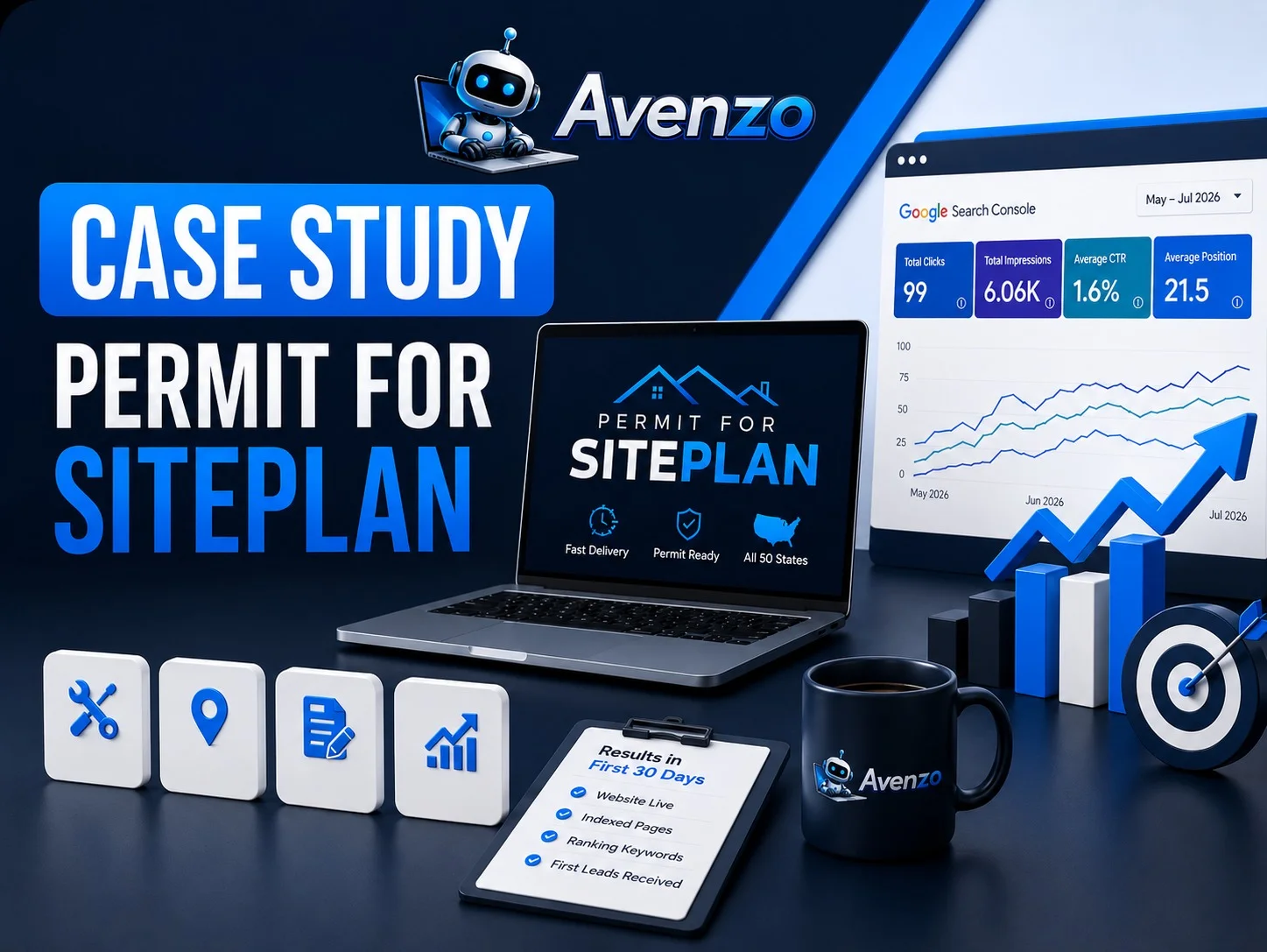 Permit For SitePlan USA Case Study desktop website screenshot