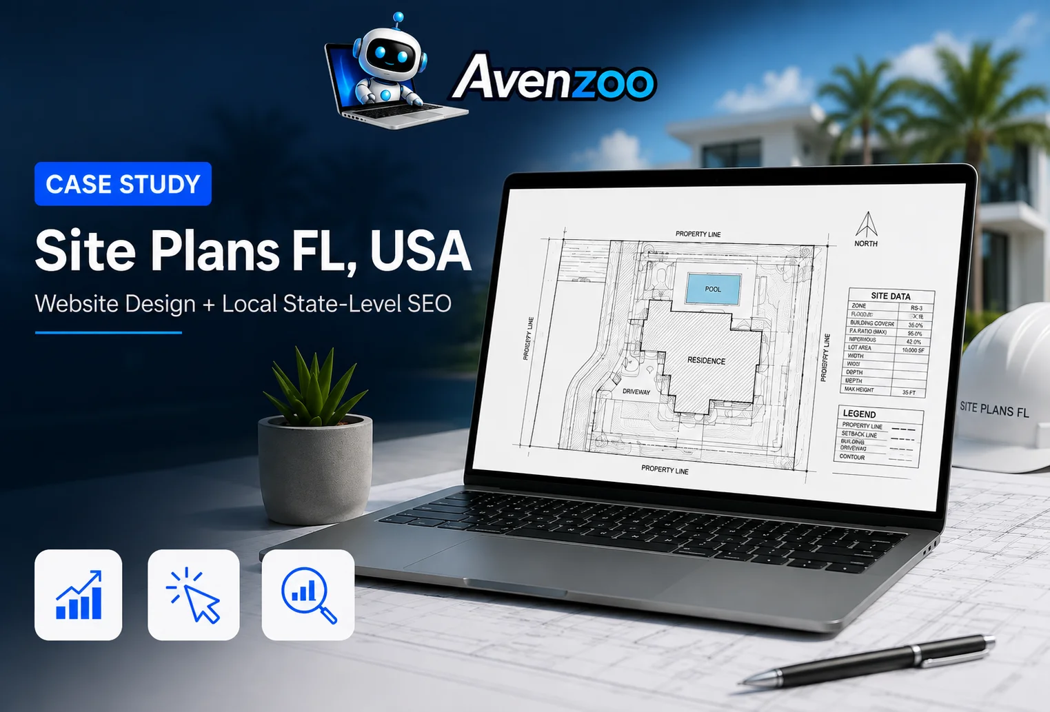 Building a High-Converting Website and Local SEO System for a Florida Site Plan Business desktop website screenshot