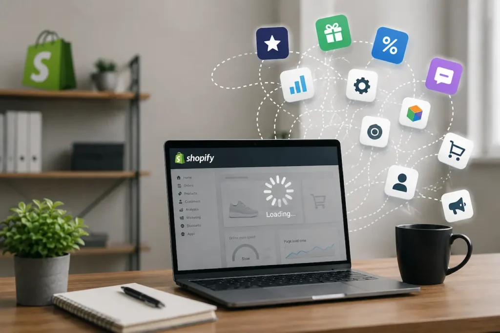 Too many Shopify apps slowing down my store speed