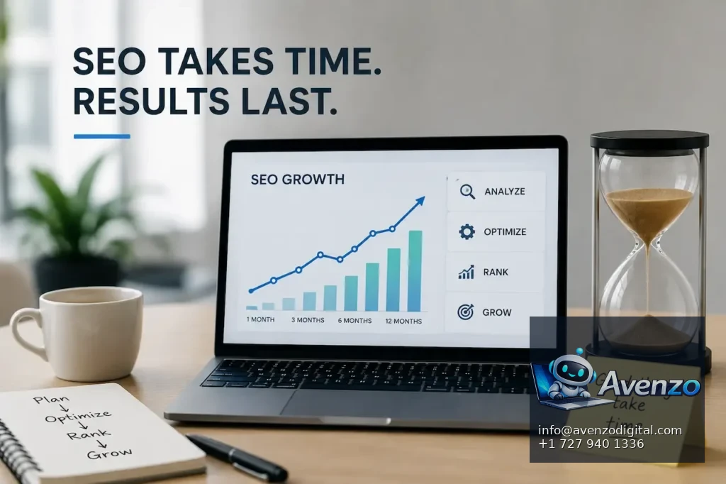 SEO for a new business website growth timeline