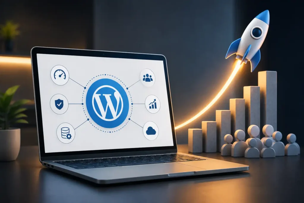 Can WordPress handle high traffic and business growth