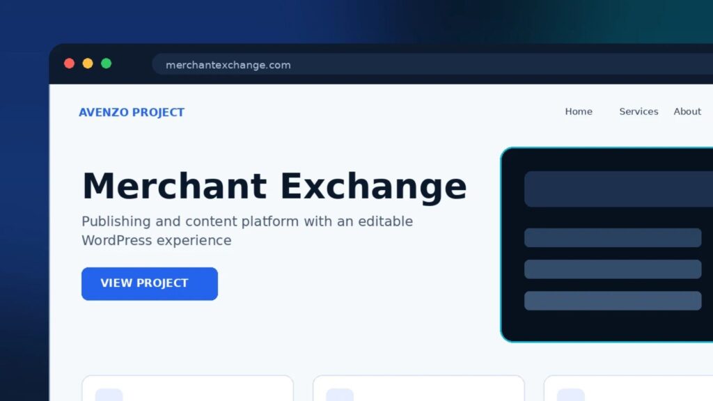Merchant Exchange — Website Design & Development Case Study