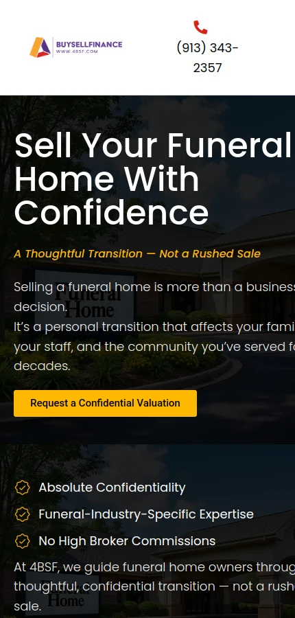 4BSF mobile website screenshot