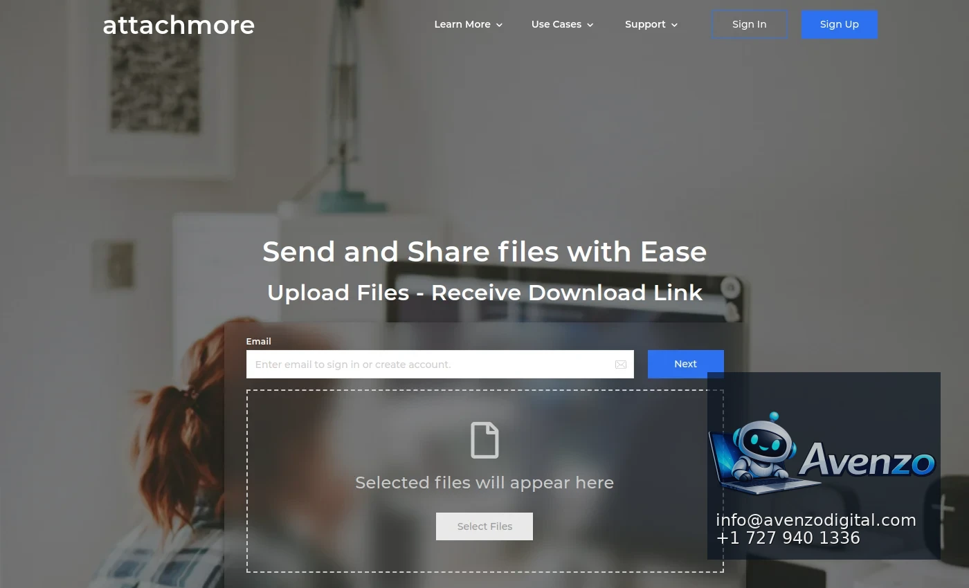 Attachmore — SaaS / Web Application Case Study Homepage website screenshot