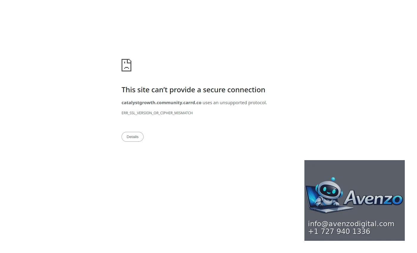 Catalyst Growth Community — Landing Page & Conversion Case Study Homepage website screenshot