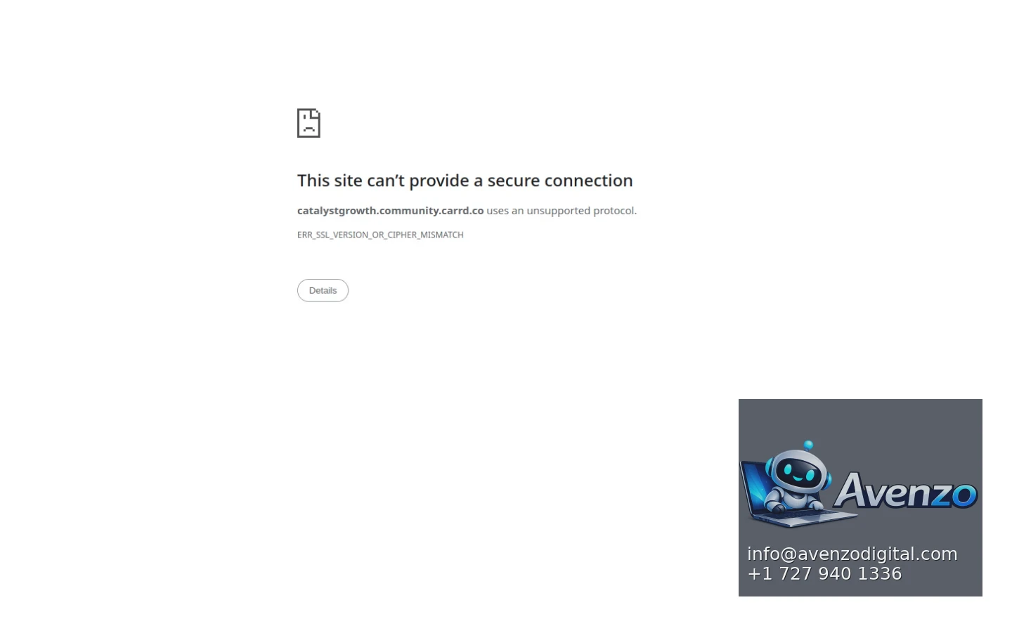 Catalyst Growth Community additional website view