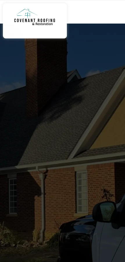 Covenant Roofing & Restoration mobile website screenshot