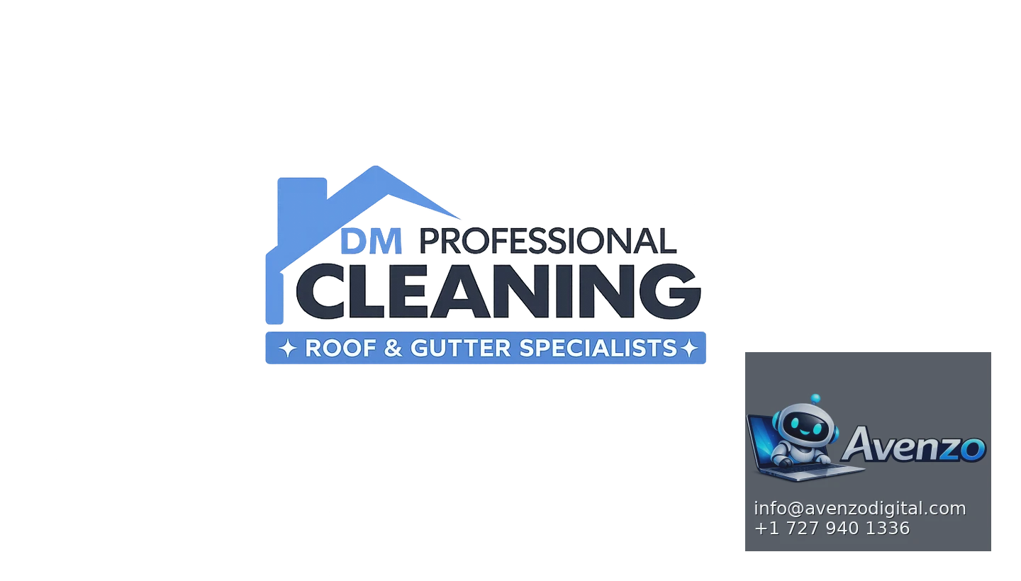 DM Professional Cleaning secondary website screenshot