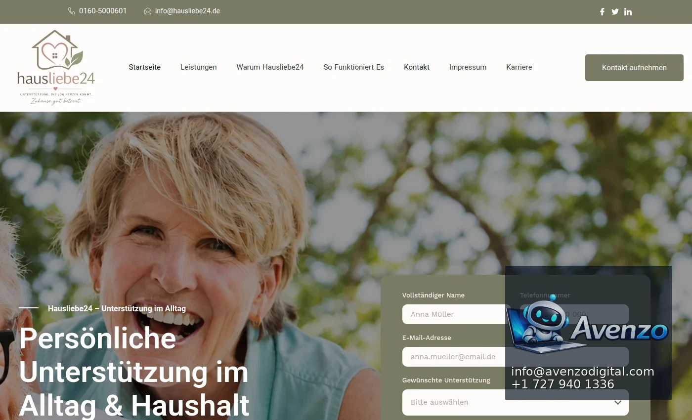 Glatt Punkt Wiesbaden — Landing Page & Conversion Case Study Homepage website screenshot