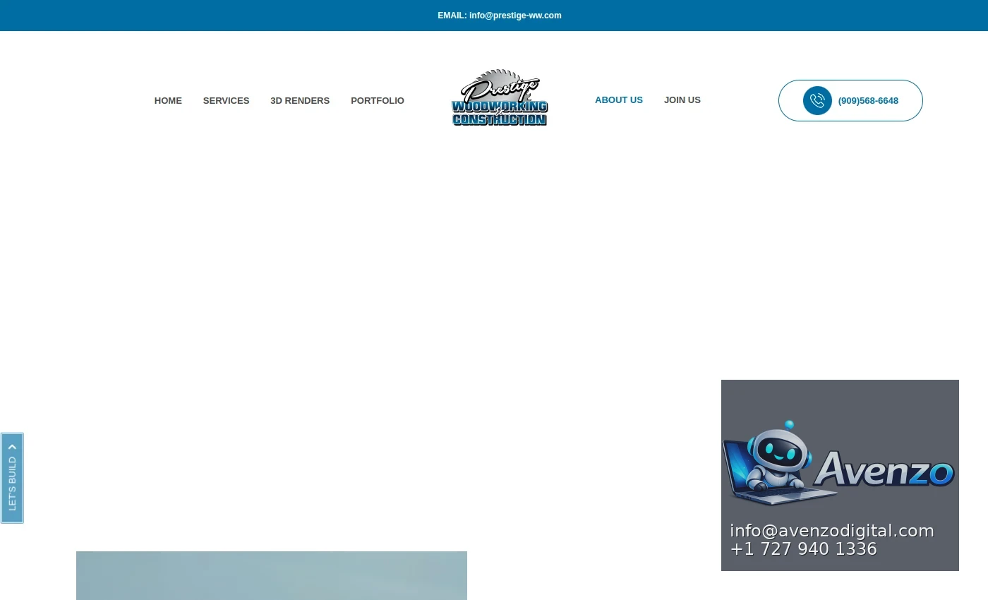 Prestige Woodworking & Construction additional website view