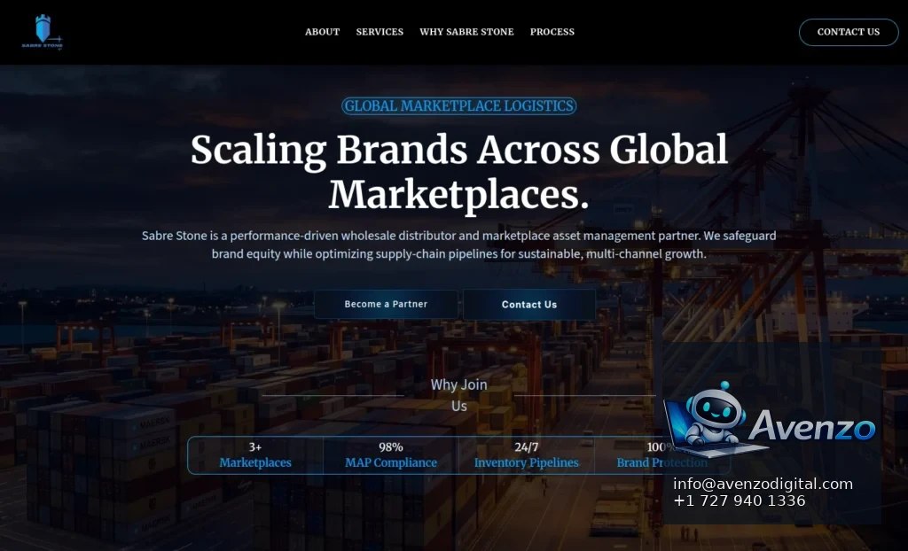 Sabre Stone website project