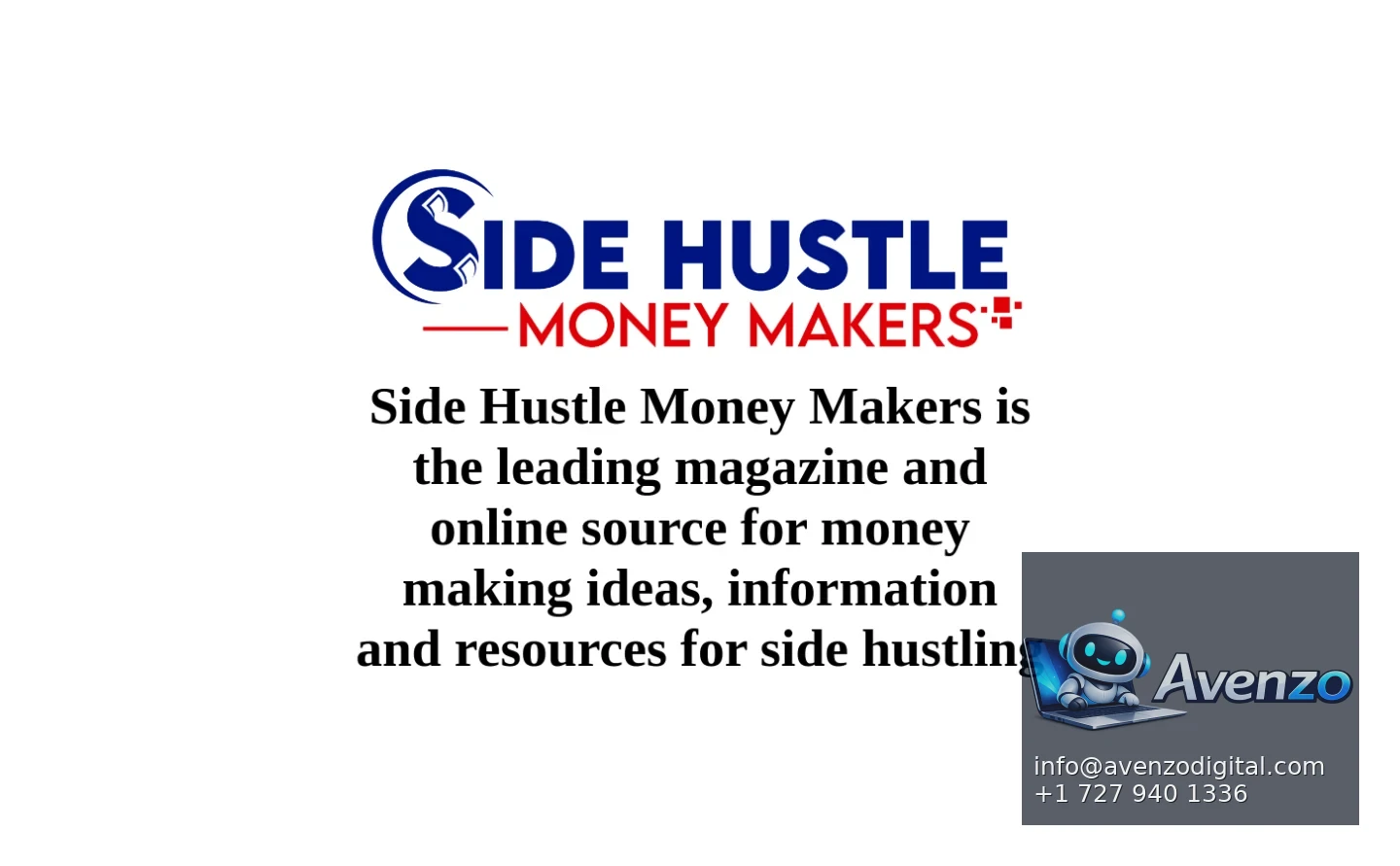 Side Hustle Money Makers additional website view
