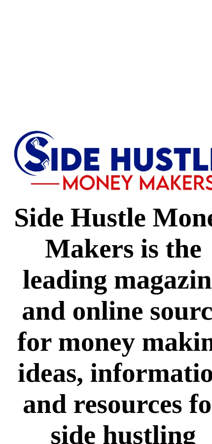 Side Hustle Money Makers mobile website screenshot