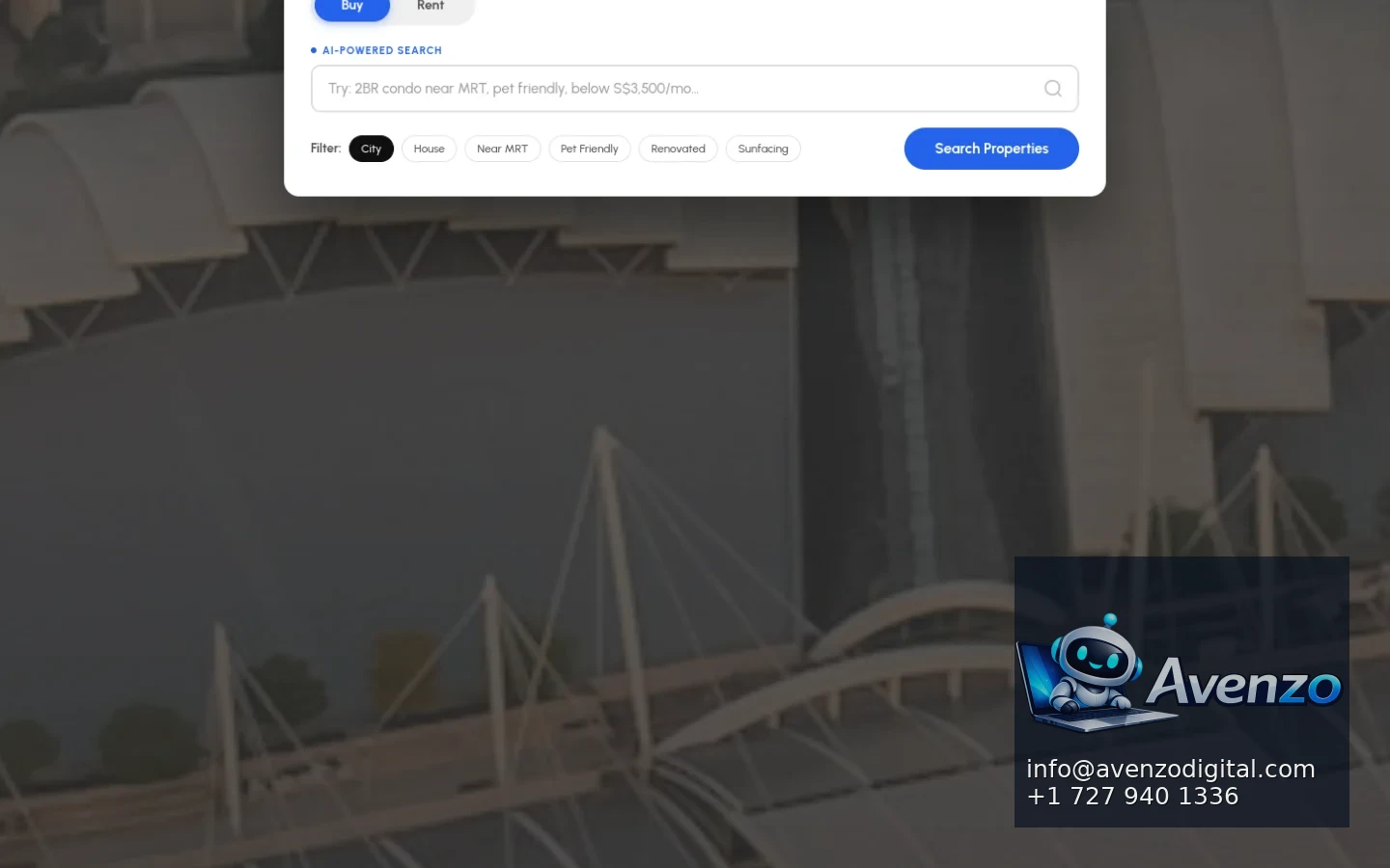 Singapore Property additional website view