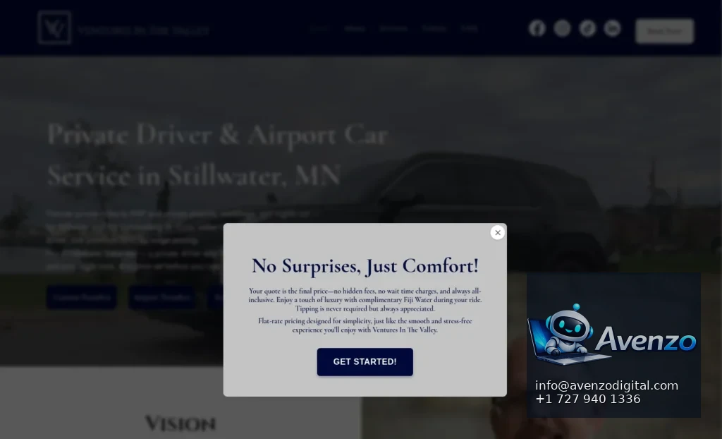Ventures in the Valley website project