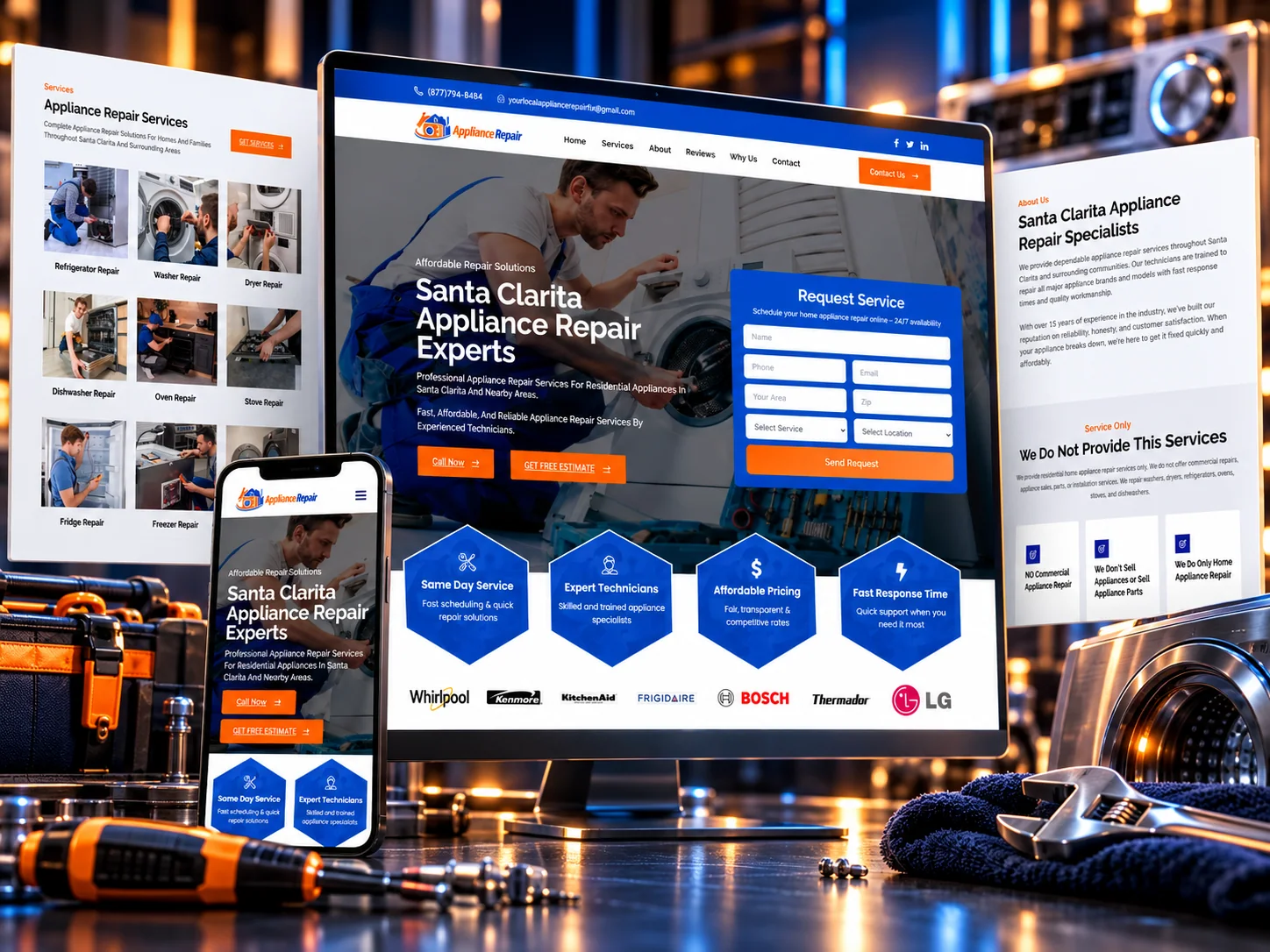 Local Appliance Repairman — Services & Details