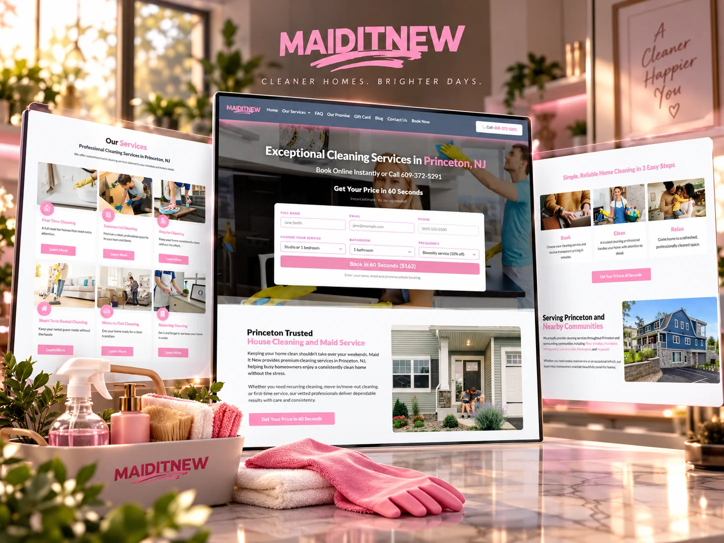 Maid It New — Hero Section