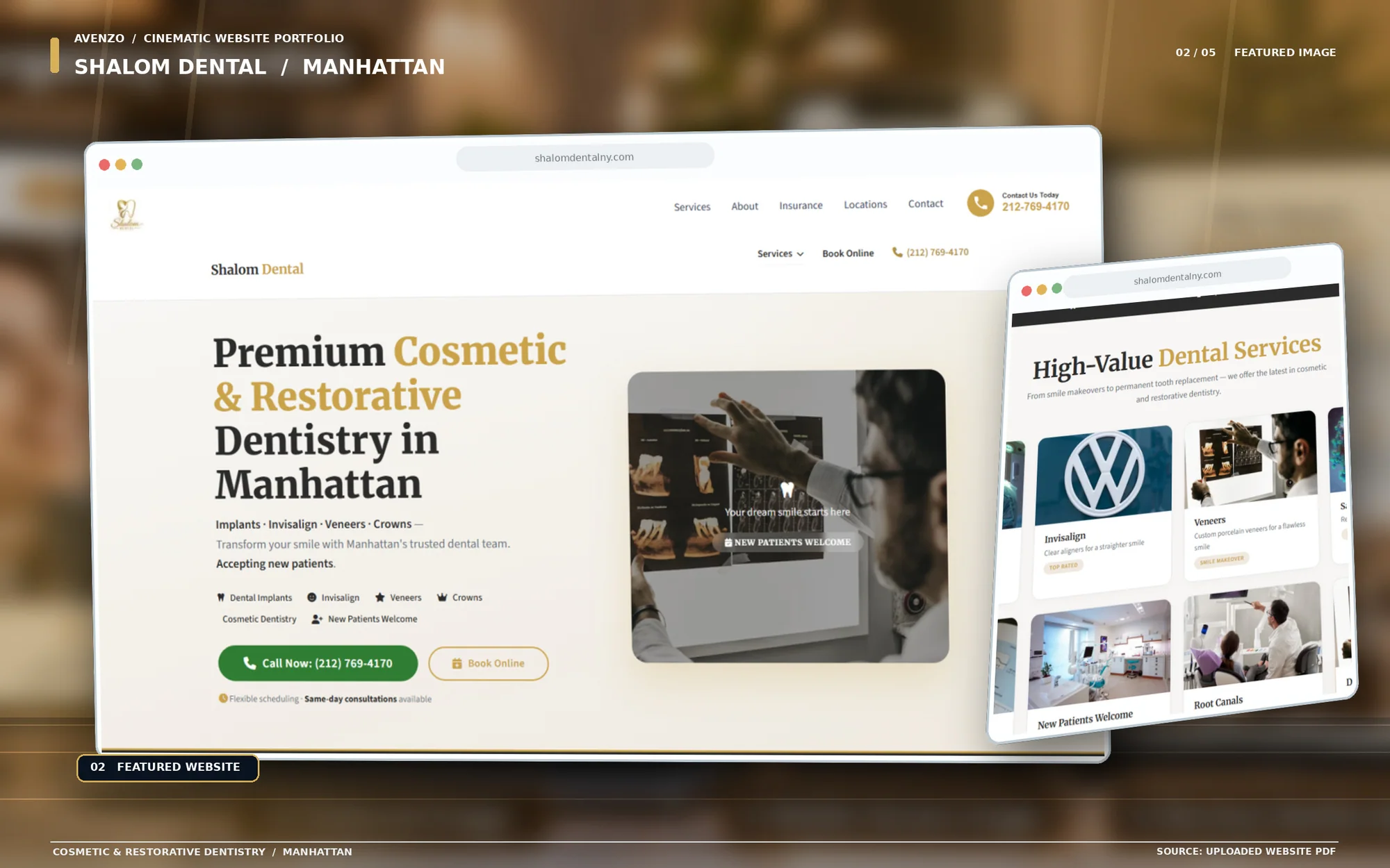 Shalom Dental NYC — Manhattan — Hero Section
