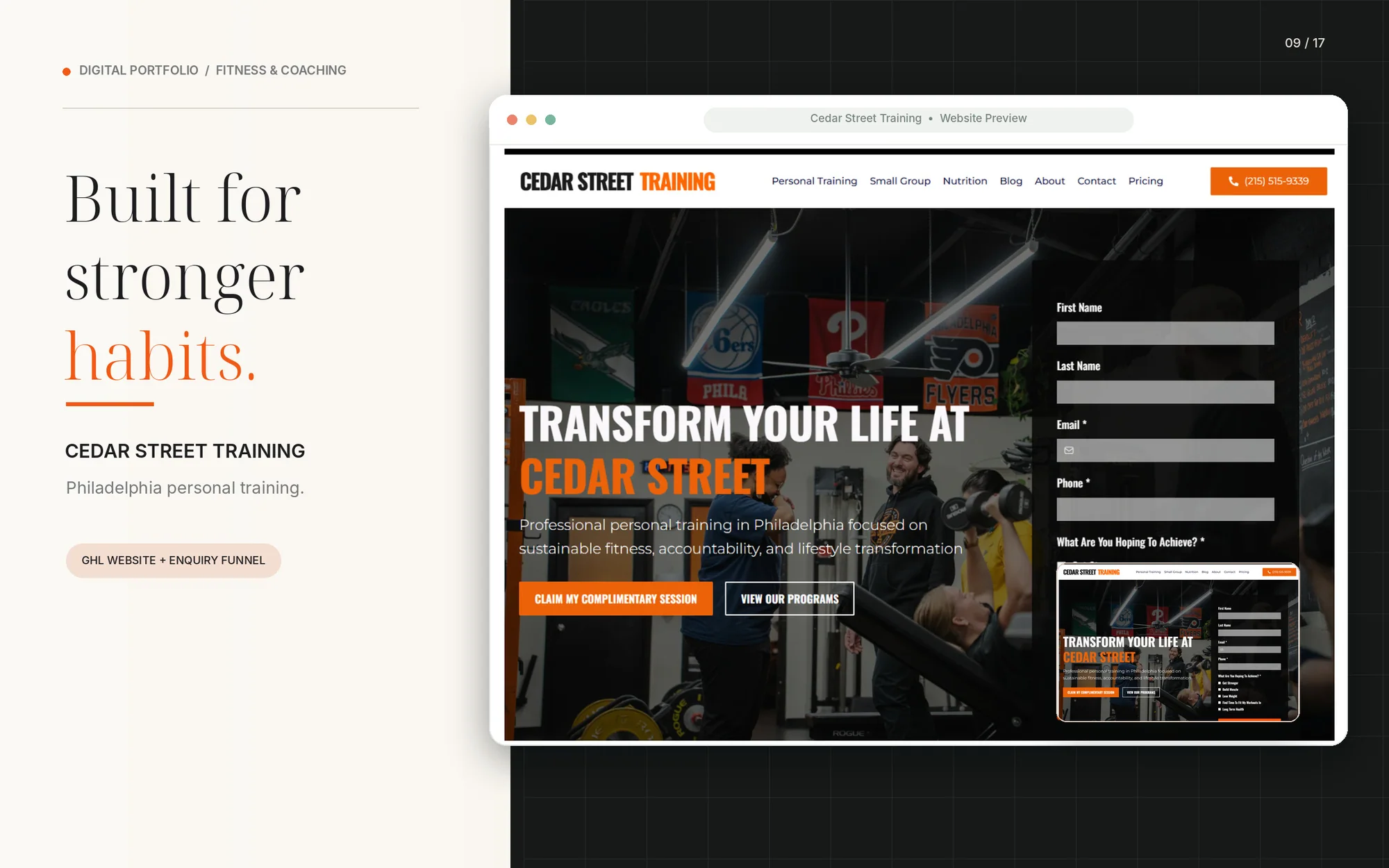 Cedar Street Training — Editorial Hero