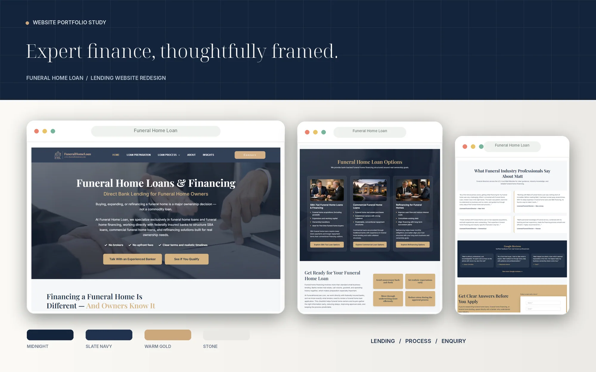 Funeral Home Loan — Full Site Overview