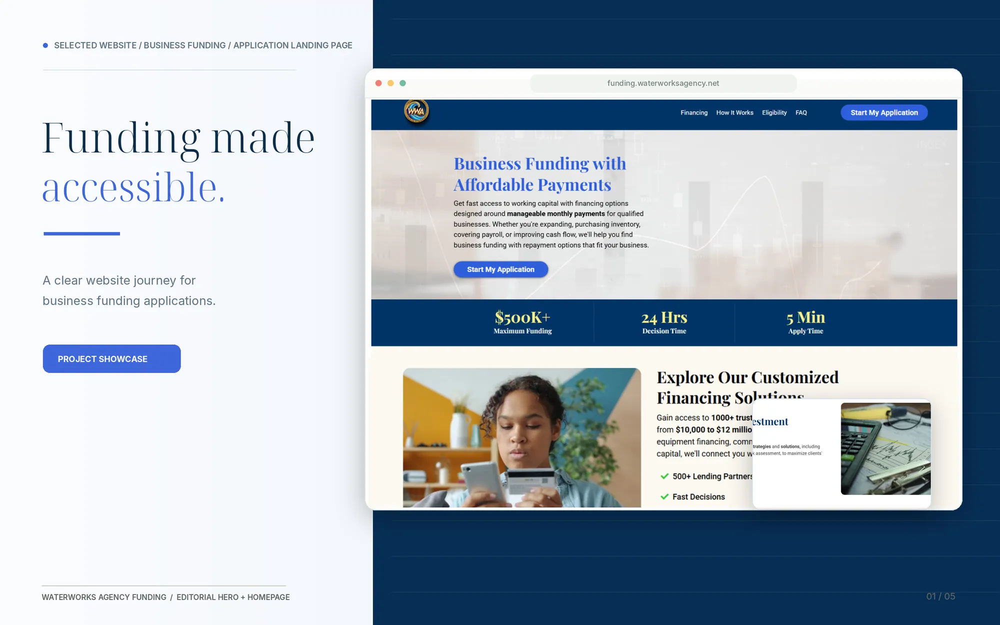 Waterworks Agency Funding — Editorial Hero Showcase